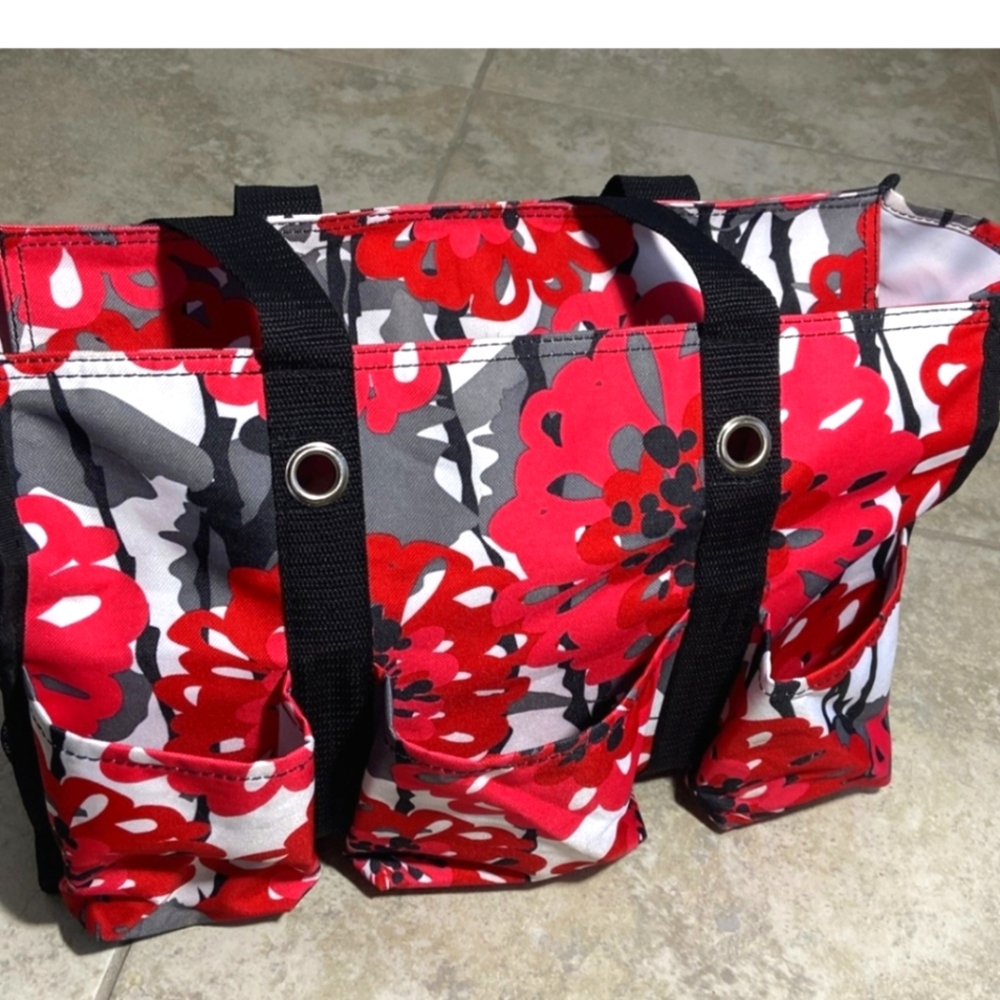 Thirty-One Zip Top Organizing Utility Tote